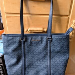 Michael Kors Blue Tote Bag